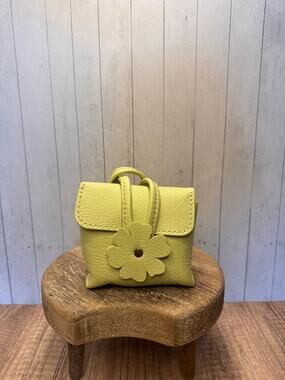Portland Leather Blooming Wristlet Purse SHADOW LIME Wristlet FAST SHIP Bag